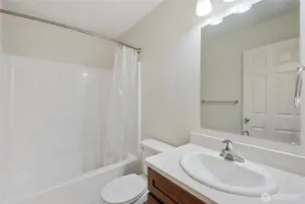 Upstairs full bath