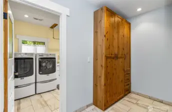 Pantry room off the kitchen with plenty of storage.