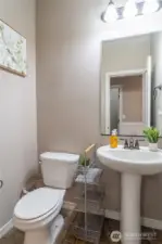 1/2 bath on main floor