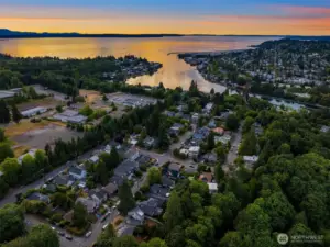 Want a rousing game of soccer a quick hike or a picnic? Discovery Park with it's miles of trails, beaches and gorgeous views is just moments away!