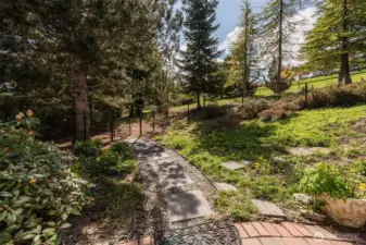 Fenced Yard - 10' inside property boundary