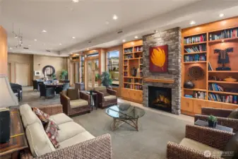 Large entertaining area in community building