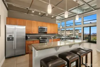 Community room kitchen