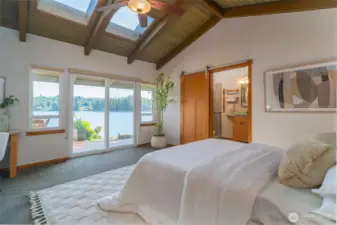 This room also has direct access to the waterfront.