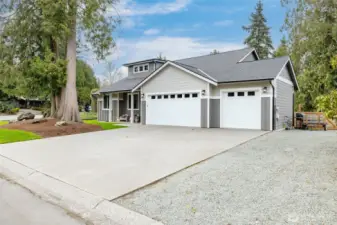 Three car garage; Driveway parking and room for RV!