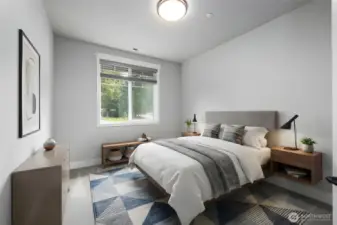 Guest Bedroom Virtually Staged