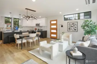 Open Concept Living Level