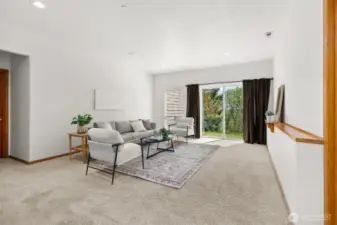 Lower Level 2nd Living Space or Family Room