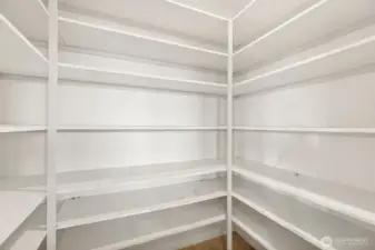 Extra large walk in pantry