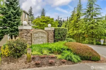 Front entry welcomes you home and guides your guests.