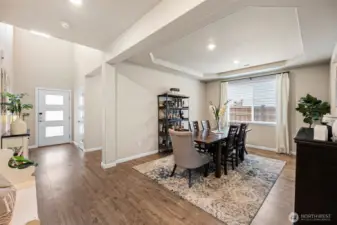 Formal dining room.