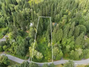 Lot 7 River n Forest Property boundary lines on this picture are estimates