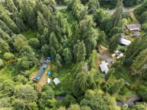 The back edge of the property backs to Tiger Creek