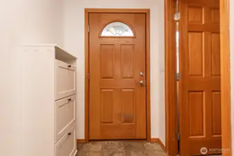 Main Entry & Door to Laundry