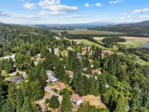 Perched above the Snoqualmie River Valley