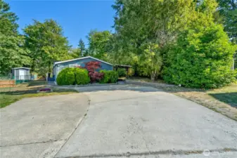 Plenty of parking for guests.
