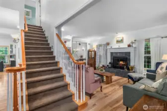 Stairs to 2 bedrooms & 1 Full Bathroom