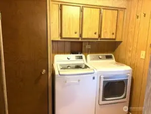 Utility room with newer washer & dryer