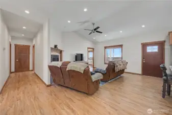 From Entry, facing livng room area...