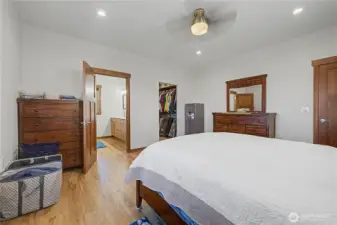 Primary BR, facing Primary Bath / Walk-in closet...