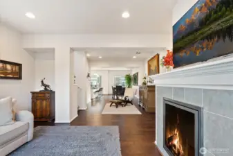 Living room to kitchen