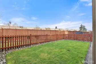Fully Fenced Yard