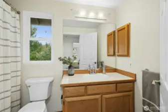 Upstairs guest bath.