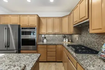 Under cabinet lighting.