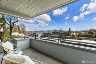 Private viewing deck.