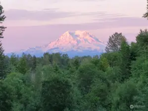 Mt Rainier View taken from the home.