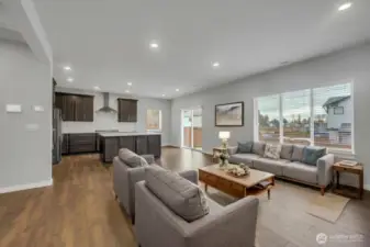 Open Concept Staged