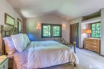 Upstairs primary bedroom.
