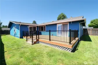 Back Yard & Deck