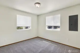 2nd of 3 bedrooms this one faces south.