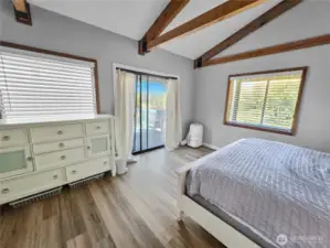 Master Bedroom w/ Deck
