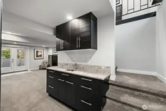 Wet bar - down stairs