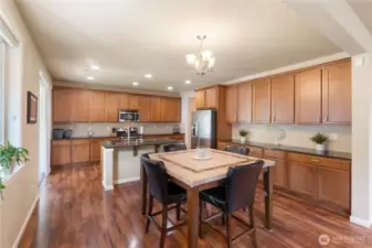 Kitchen with dining area