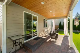 Large Covered Back Patio