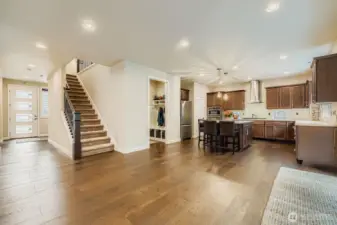 Mud Room with built-ins