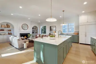 The main level is open, functional and bright - perfect for the flow of daily life or hosting gatherings of any size.