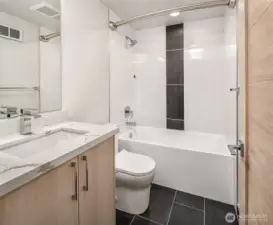 Full bathroom on second floor.