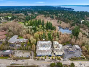 Just moments from Sakai Park’s 22 acres, featuring pickleball courts, open green space, and the beloved Pia the Peacekeeper Troll sculpture.