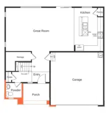 Artist Rendering Main Floor.