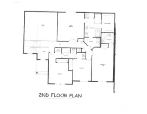 Upper floorplan, bedroom level
