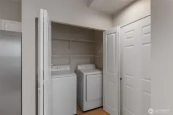 Washer and dryer included with home purchase