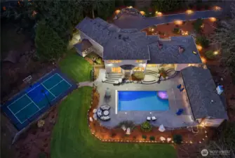 Resort-style living in Sammamish! Grass added digitally where lawn was re-seeded.