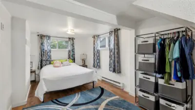 Spacious bedroom on main floor.