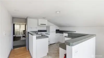 Full kitchen in MIL apartment.