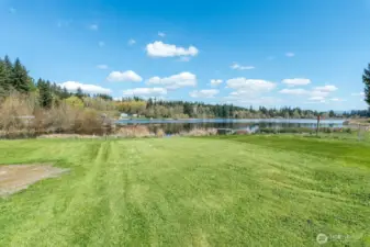 Sit back and enjoy the unobstructed view and access to the lake.