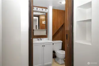 The 3/4 Bathroom.